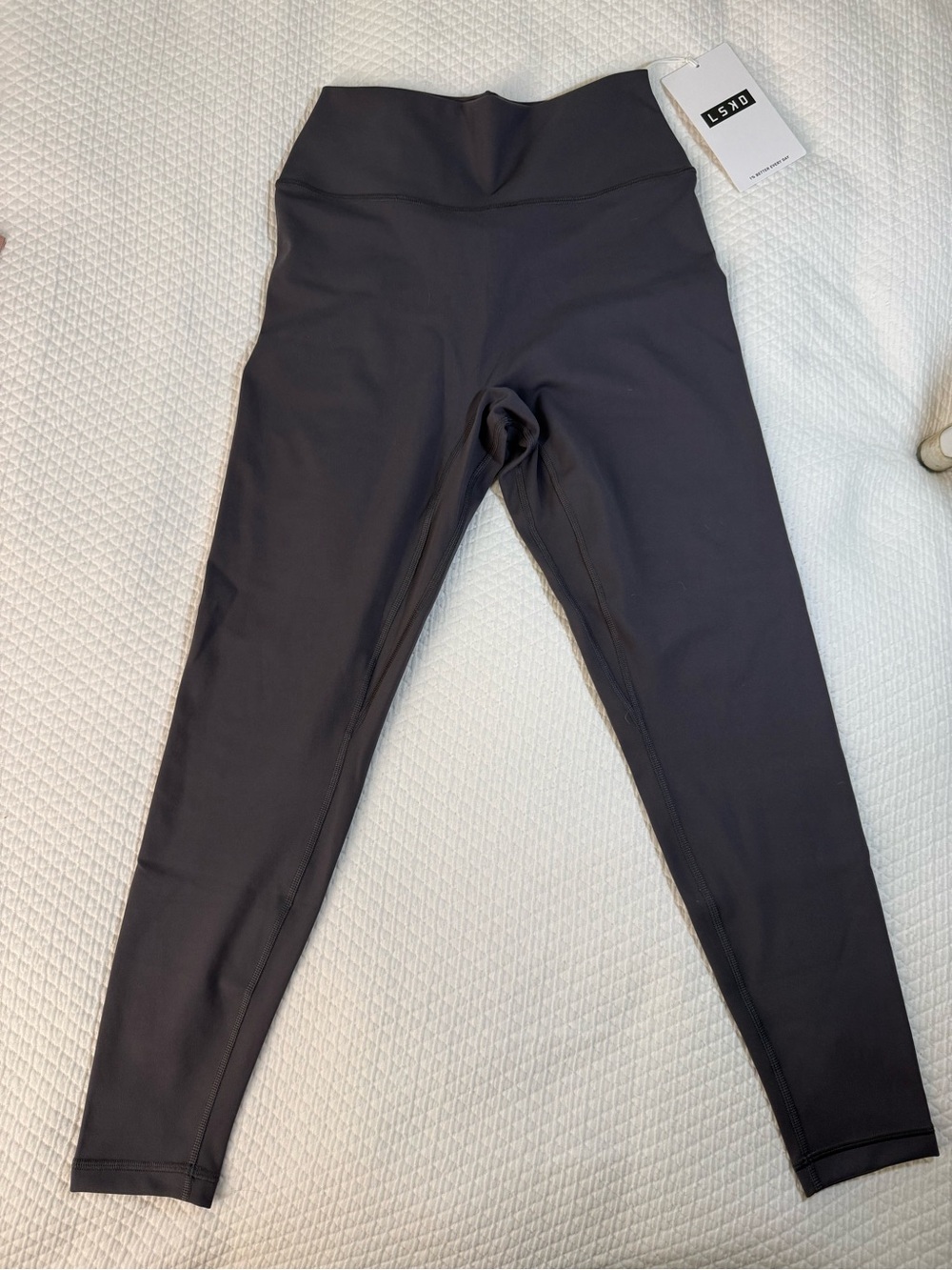 NWT- LSKD Fusion Full Length Tight Leggings - Dark Storm
